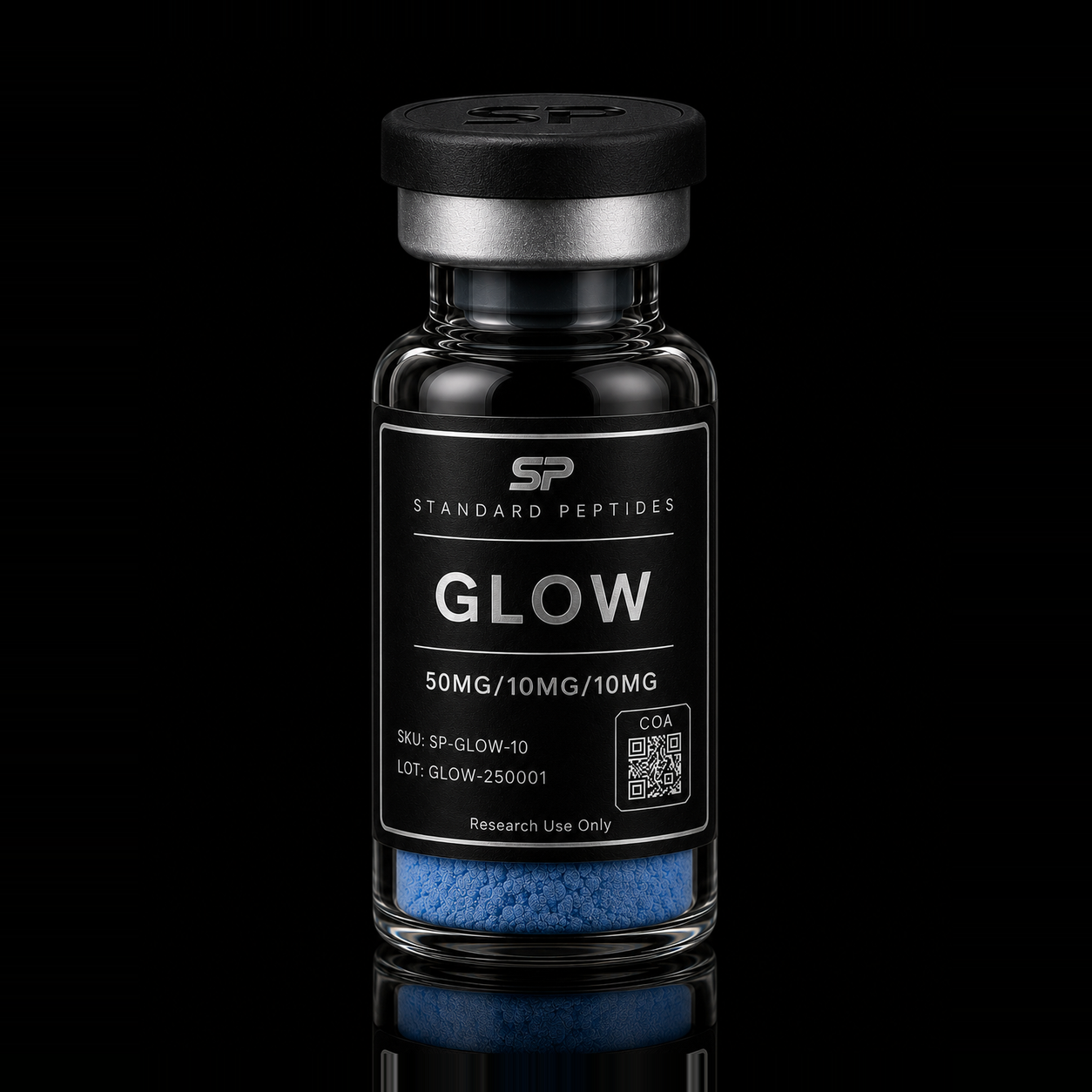 GLOW blend research vial
