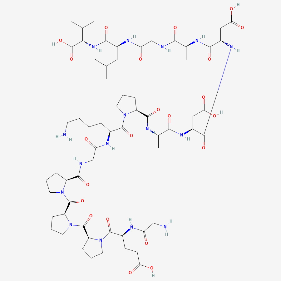 2D molecular structure of BPC-157