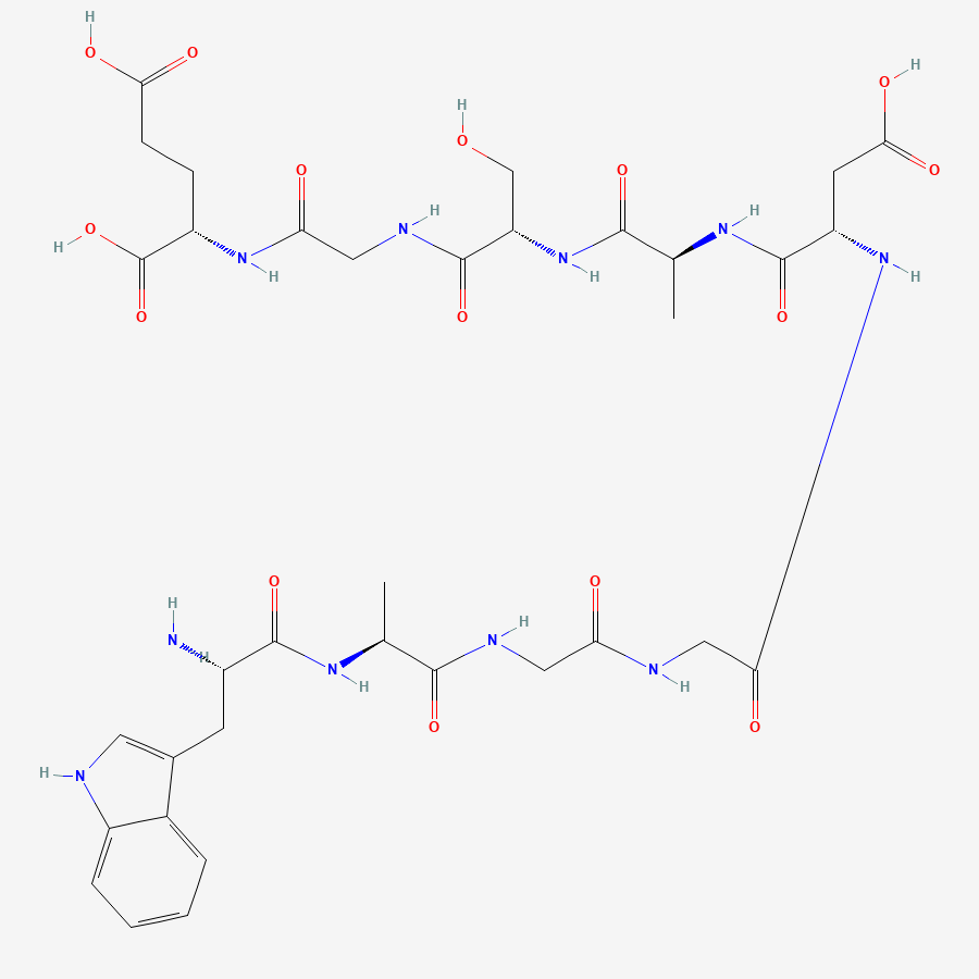 2D molecular structure of DSIP