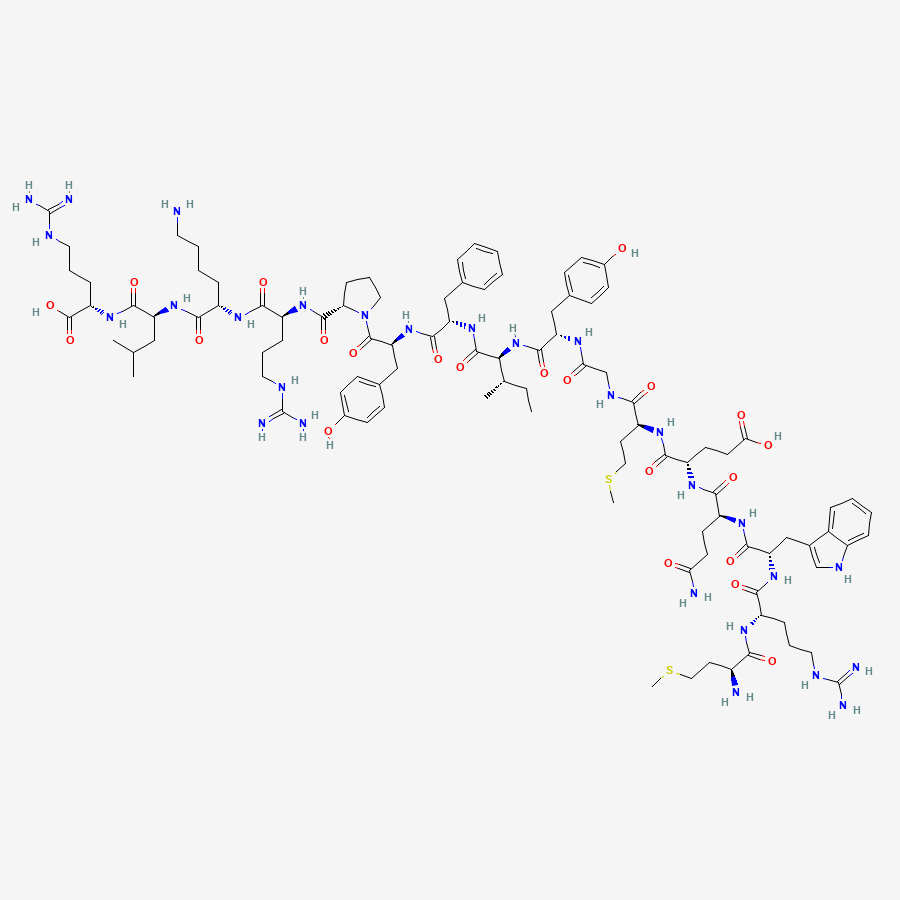 2D molecular structure of MOTS-c