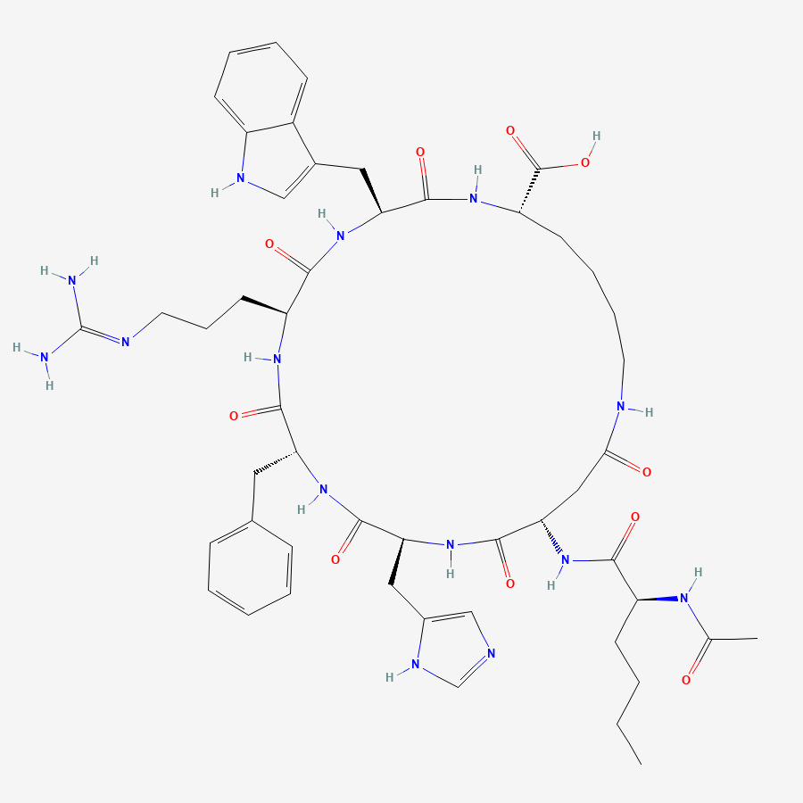 2D molecular structure of PT-141